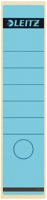 Leitz rugetiketten, zelfklevend, ft 6,1 x 28,5 cm, pak van 10 stuks, blauw - thumbnail
