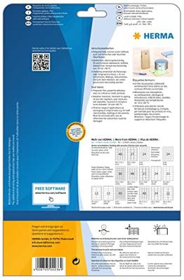 Etiket HERMA 4236 rond 40mm transparant 600 etiketten
