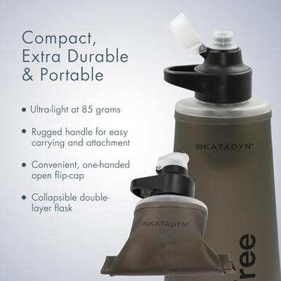 Katadyn BeFree Filter AC 1,0L Waterfilter Black 1L - thumbnail