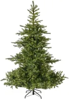 Everlands Grandis fir verlichte kunstkerstboom groen 150cm, 250 lampjes - thumbnail
