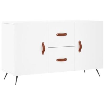 Dressoir 100x36x60 cm bewerkt hout wit