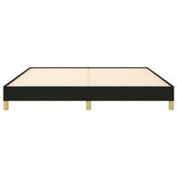Bedframe zonder matras stof zwart 180x200 cm - thumbnail