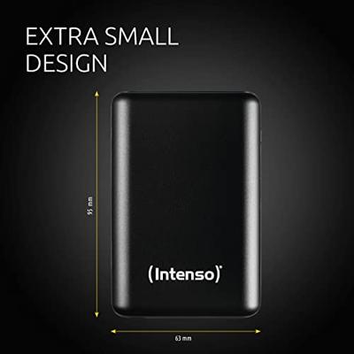 Intenso A10000 Powerbank 10000 mAh Li-ion USB-A, USB-C Zwart Intenso A10000 Powerbank 10000 mAh Li-ion USB-A, USB-C Zwart