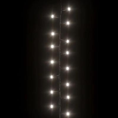 VidaXL Lichtslinger compact met 400 led&apos;s 13 m pvc koudwit - thumbnail