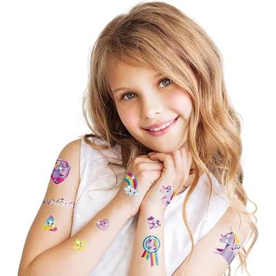 Totum eenhoorn metallic tattoos