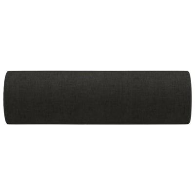 VidaXL Sierkussens 2 st 15x50 cm stof zwart