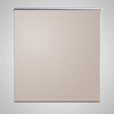 VidaXL Rolgordijn verduisterend 104,4 x 175 cm stofbreedte 100 cm beige