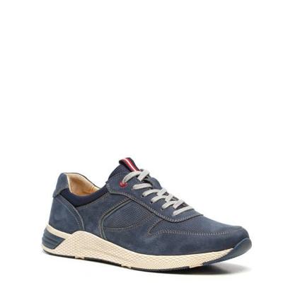 Scapino Van Beers leren sneakers blauw