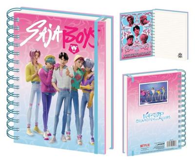 KPop Demon Hunters Wiro Notebook A5 Saja Boys