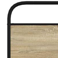 Bedframe zonder matras bewerkt hout sonoma eikenkleur 100x200cm - thumbnail