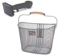 Newlooxs Fietsmand toscane voor 19 liter zilver - thumbnail