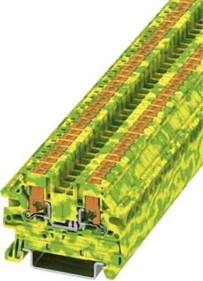 Phoenix Contact 1078963 Aardingsklem 5.2 mm Push-In-klem Groen, Geel 50 stuk(s) Phoenix Contact 1078963 Aardingsklem 5.2 mm Push-In-klem Groen, Geel 50 stuk(s)
