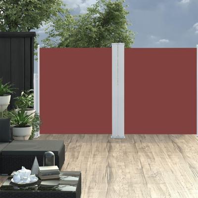 Windscherm uittrekbaar 140x600 cm bruin Windscherm uittrekbaar 140x600 cm bruin