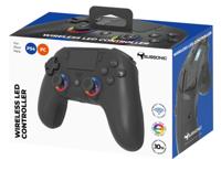 Draadloze controller - SUBSONIC - PS4 - LED - Trilling - Koptelefoonaansluiting - Zwart - thumbnail