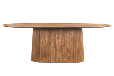 Sohome Ovale Eettafel 'Olav' Mangohout, 230 x 110cm, kleur Bruin Sohome Ovale Eettafel 'Olav' Mangohout, 230 x 110cm, kleur Bruin