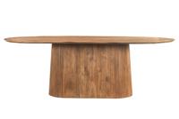 Sohome Ovale Eettafel 'Olav' Mangohout, 230 x 110cm, kleur Bruin - thumbnail