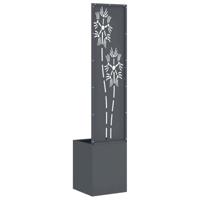 VidaXL Tuin privacy screen antraciet 32 x 140 cm koudgewalst staal - thumbnail