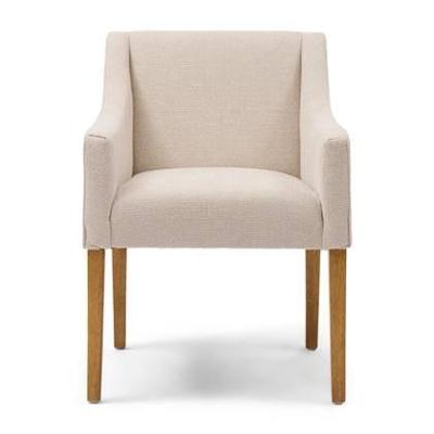 Rivièra Maison Eetkamerstoel 'Savile Row' Chenille Jacquard, kleur Glossy Flax Rivièra Maison Eetkamerstoel 'Savile Row' Chenille Jacquard, kleur Glossy Flax