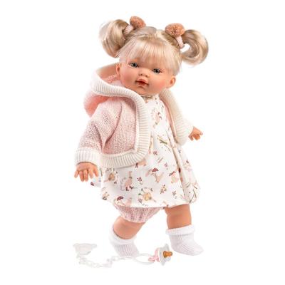 Dreumespop Roberta Llorona met Gansjesjurk - 33 cm