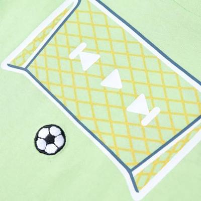 Kindershirt met doelprint 92 limoenkleurig Kindershirt met doelprint 92 limoenkleurig