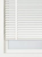 HEMA Jaloezie hout bamboe 50mm wit (wit) - thumbnail