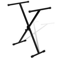 VidaXL Keyboardstandaard verstelbaar enkelvoudig x-frame - thumbnail
