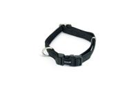 Beeztees - Halsband Hond - Mac Leather - Zwart - 20-40 cm - thumbnail