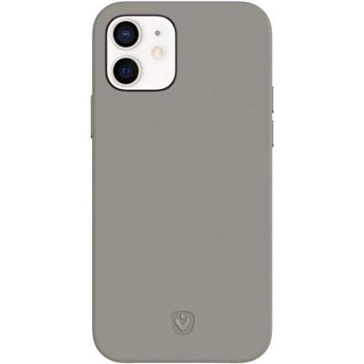 Valenta Leather Back Cover Snap Luxe Apple iPhone 12 Mini Grey