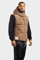 Off The Pitch Padded Bodywarmer Heren Beige/Bruin - Maat S - Kleur: BeigeBruin | Soccerfanshop - thumbnail