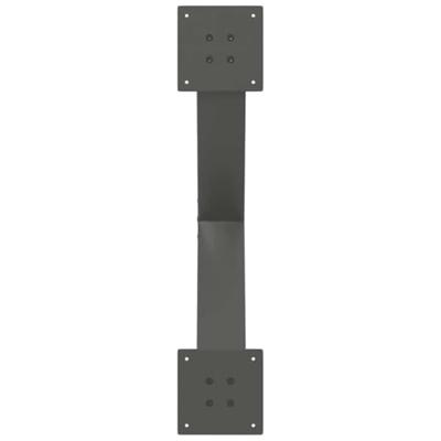 Salontafelpoten 2 st X-vormig 70x(42-43) cm staal antraciet