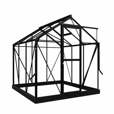 Tuinkas Mary I zwart 3 mm veiligheidsglas Royal Well - Royal well