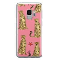 Samsung Galaxy S9 siliconen hoesje - The pink leopard - thumbnail