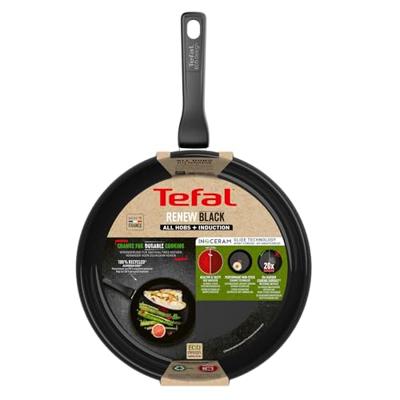 Tefal Renew Black Koekenpan 28 cm Zwart