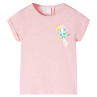 VidaXL Kindershirt 116 lichtroze - thumbnail