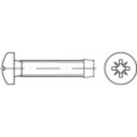 TOOLCRAFT 141026 Tapbouten M3 12 mm Kruiskop Pozidriv DIN 7500 Staal Galvanisch verzinkt 1000 stuk(s) - thumbnail