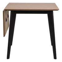 Bendt Uitklapbare Eettafel 'Torkil' Eiken, 80/120 x 80cm - thumbnail