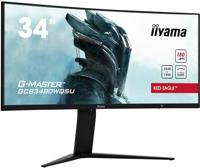 Iiyama G-Master Red Eagle GCB3480WQSU-B1 Gaming monitor Energielabel E (A - G) 86.4 cm (34 inch) 3440 x 1440 Pixel 21:9 0.4 ms HDMI, DisplayPort, Hoofdtelefoon - thumbnail