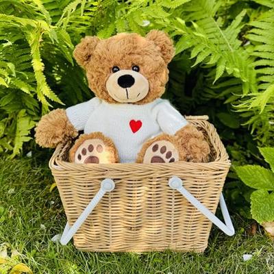 TEDDY HERMANN knuffel Percy met trui 30 cm Teddy Hermann bruin TEDDY HERMANN knuffel Percy met trui 30 cm Teddy Hermann bruin