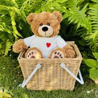 TEDDY HERMANN knuffel Percy met trui 30 cm Teddy Hermann bruin - thumbnail