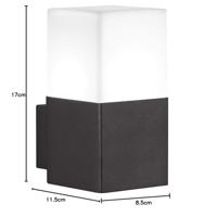 Trio Design buitenlampHudson led zwart - 220060142 - thumbnail