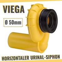 Viega urinoirsifon 70/75/80/85 horizontaal - thumbnail