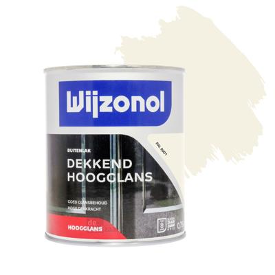 Wijzonol Dekkend Hoogglanslak 750 ml RAL 9001