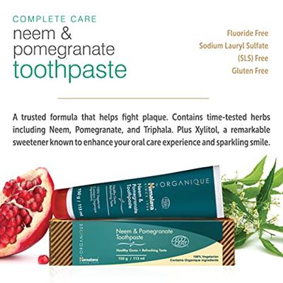 Himalaya Herbals Organique Neem & Pomegranate Tandpasta 150gr