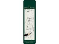 Faber Castell Grafietpotlood Pitt Mat Etui a 6 stuks - thumbnail