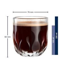 Leonardo Gocce Cappuccino glazen 220ml 2stuks - thumbnail