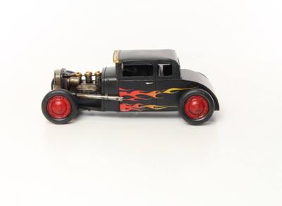 Miniatuurmodel Hot Rod van tin