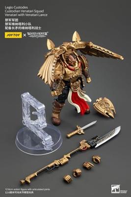 Warhammer The Horus Heresy Action Figure 1/18 Legio Custodes Custodian Venatari Squad Venatari with Venatari Lance 13 cm