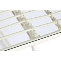 Bank en tafel set DKD Home Decor Metaal Synthetische rotan 124 x 74 x 84 cm - thumbnail