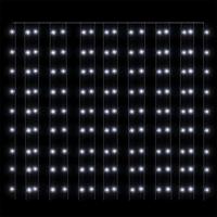 VidaXL Lichtsnoergordijn met 300 led&apos;s en 8 functies 3x3 m koudwit - thumbnail