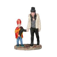 Luville Sinterklaas, Moeder met hulp sint - thumbnail